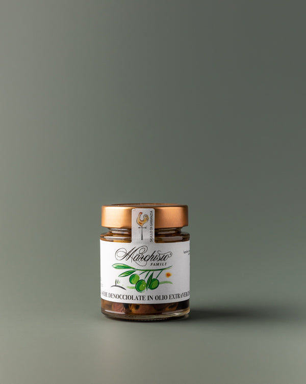 Olive Taggiasche denocciolate in EVO - 120g