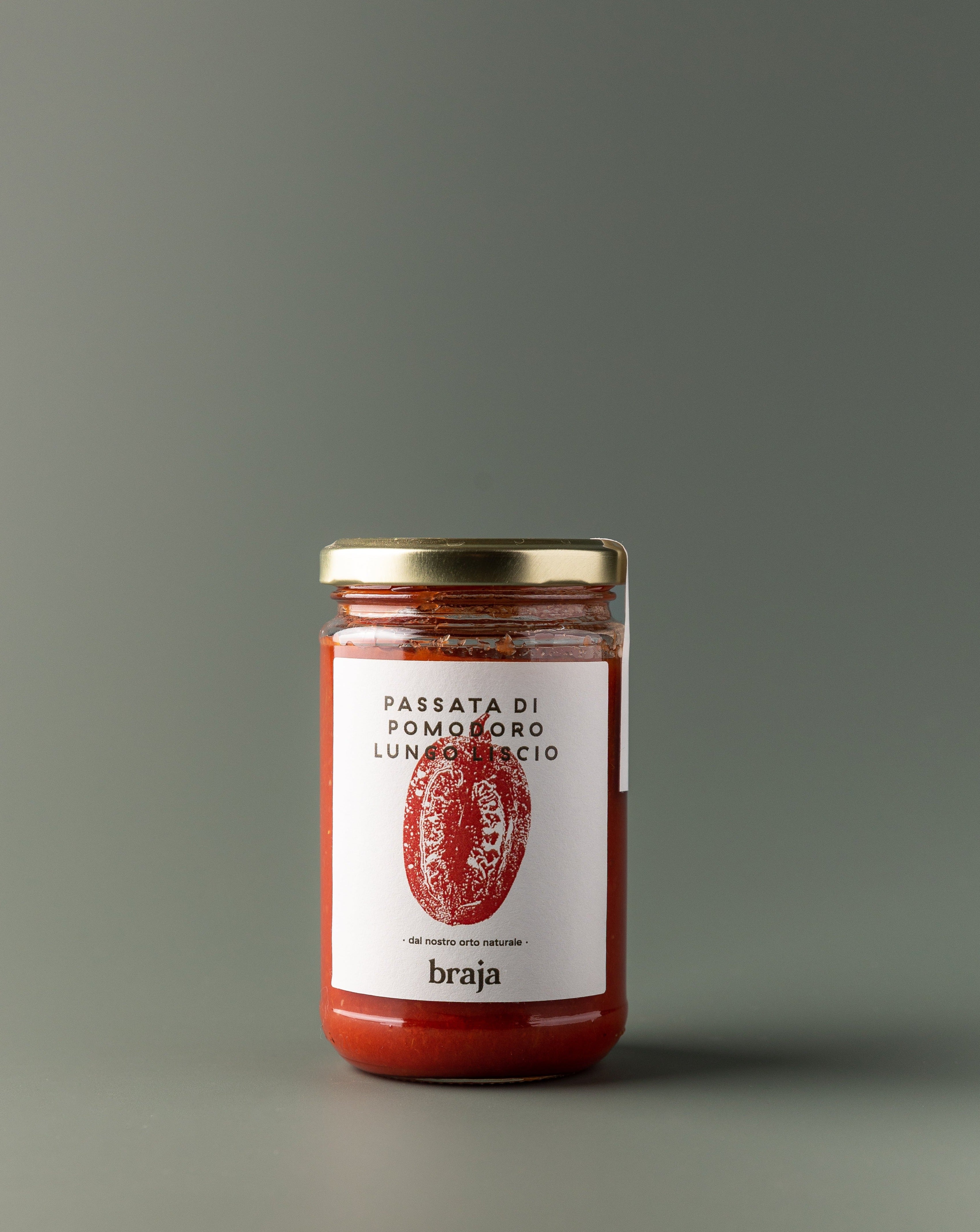 Passata di Pomodoro Lungo Liscio, 310g - Braja – BRAJA