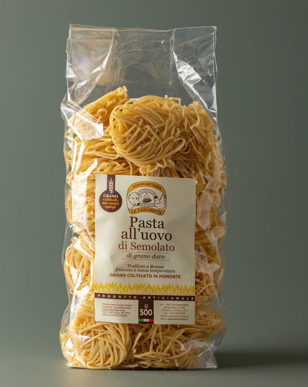 Tagliolini all'uovo di semolato di grano duro - 500 gr