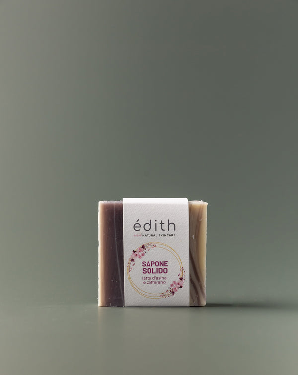 Sapone solido al latte d'asina e zafferano